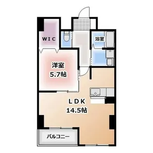 エルミタージュ【705号室】の間取り