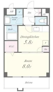 ルミエール野田【1階】の間取り