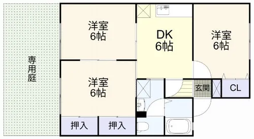 プレーリーY【102号室】の間取り