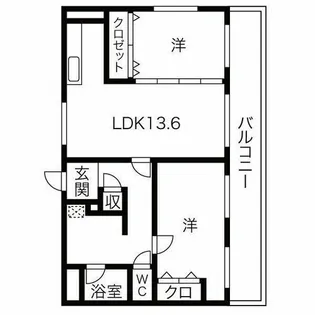 グランプリシード【3階】の間取り