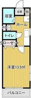 キャッスルパーク【101号室】の間取り
