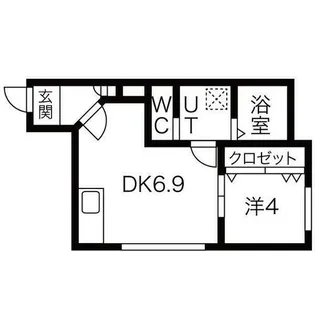 Liberte北円山【4階】の間取り
