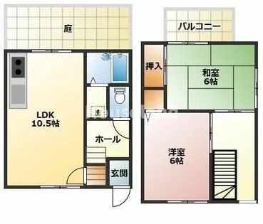 プレジール関戸【1階】の間取り