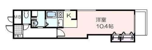 パルタマレ神宮【8階】の間取り