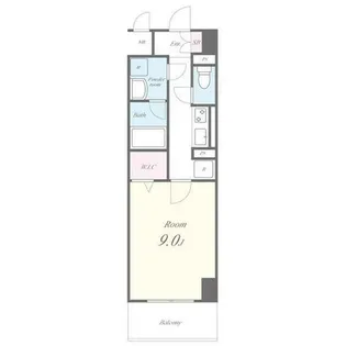 パルファンドゥジョア【1階】の間取り