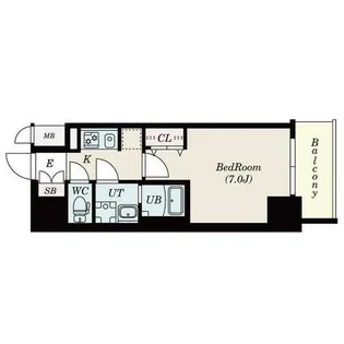 S-RESIDENCE鶴舞駅前【601号室】の間取り