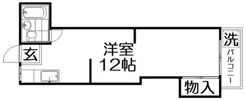 NJハイツ香里ヶ丘【3階】の間取り