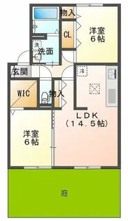 ECO SOLEIL【2階】の間取り