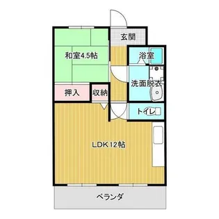 大阪府豊中市上津島3丁目【マンション】の間取り