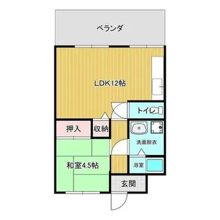 大阪府豊中市上津島3丁目【マンション】の間取り