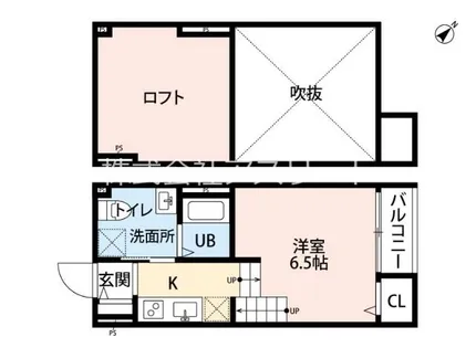 福岡県福岡市博多区千代2丁目【アパート】の間取り