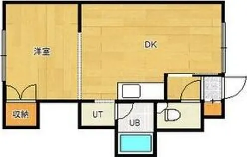 パレスエイト【4階】の間取り