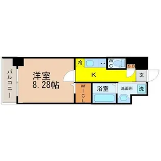 リラ出来町【6階】の間取り
