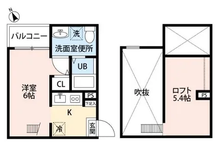 スワンコート【2階】の間取り