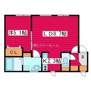 ALIVIO【1階】の間取り