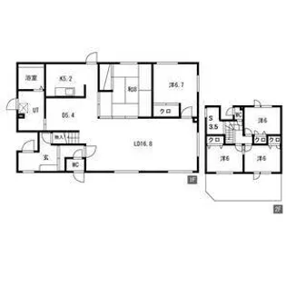 北海道札幌市東区伏古十二条2丁目【一戸建】の間取り