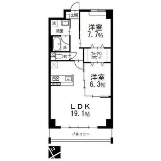 オルソパール伝馬 本館【12階】の間取り