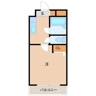 ローズコーポ阪神尼崎【1階】の間取り