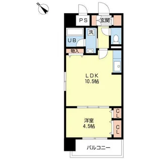 ダイアリー二日市駅前【0201号室】の間取り