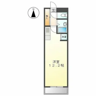 アクセス高辻【2階】の間取り