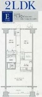 ソーラスフロント富船【7階】の間取り