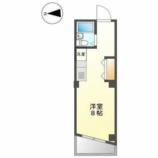 アトリウム前田【2階】の間取り