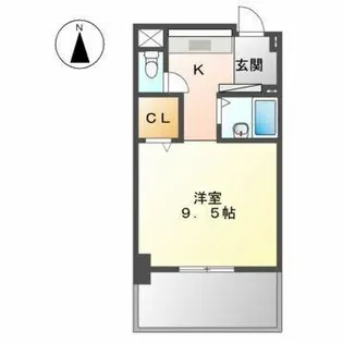 ジョイフル名古屋駅前【10階】の間取り