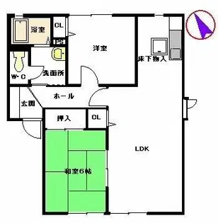 サンヴィレッジ・K A棟【1階】の間取り