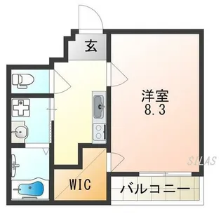 サン フィオーレ長尾Ⅱ番館【2階】の間取り
