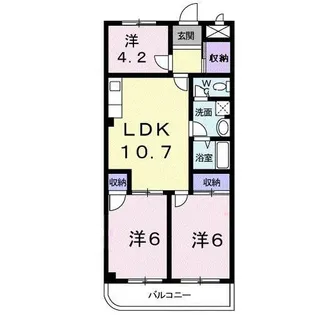 3LDKの間取り画像