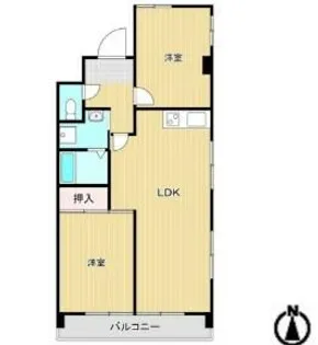 3DKの間取り画像