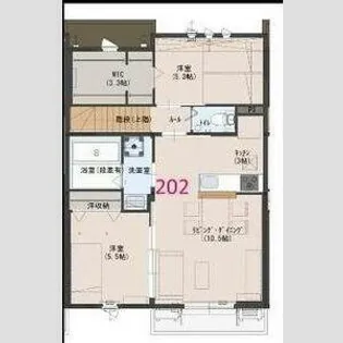 フルーレM【2階】の間取り