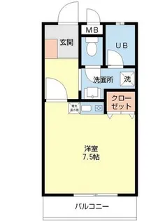 DSパークレジデンス大濠【0207号室】の間取り