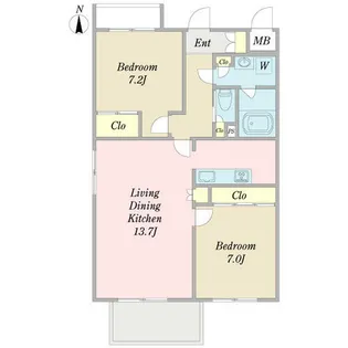 覚王山グラシオン【0301号室】の間取り