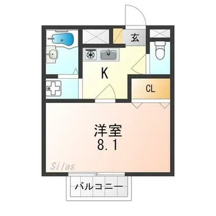 アムール水口【1階】の間取り