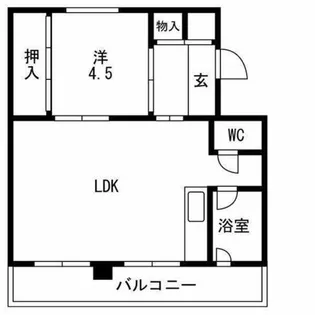 パークヒルズ真々地Ⅰ【4階】の間取り