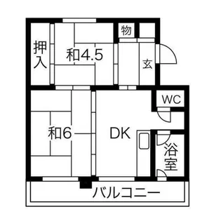 パークヒルズ真々地Ⅰ【5階】の間取り