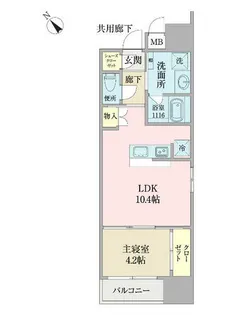 LINO高宮【0801号室】の間取り