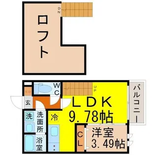 Creo中村公園伍番館(クレオ中村公園伍番館)【1階】の間取り