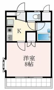 大阪府藤井寺市野中1丁目【アパート】の間取り
