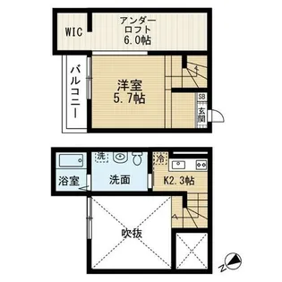 愛知県名古屋市緑区浦里3丁目【アパート】の間取り