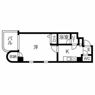 オーキッドコート西大橋【6階】の間取り