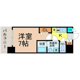プレサンス名古屋STATIONキュオル【12階】の間取り