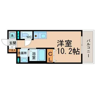 NSZEAL大曽根【8階】の間取り