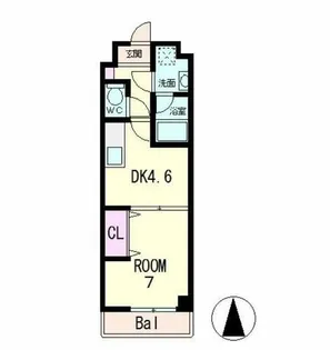 ULTRA ONE【1階】の間取り