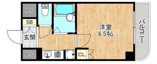 大阪府大阪市東成区東小橋1丁目【マンション】の間取り
