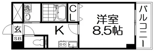 クリザンテェーモ【10階】の間取り