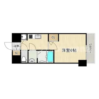 大阪府大阪市都島区中野町1丁目【マンション】の間取り