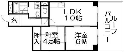第三林ビル【3階】の間取り