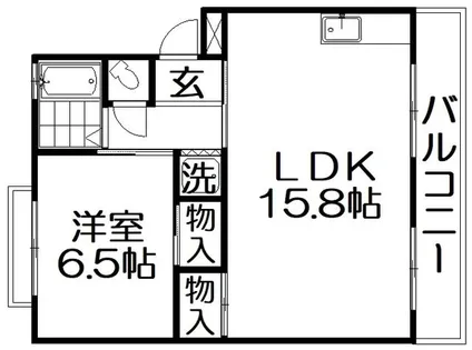 第1林マンション【3階】の間取り